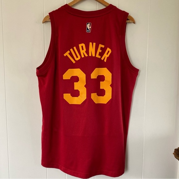ADIDAS Myles Turner Hickory Indiana Pacers Jersey HWC Nights Swingman Maroon - Picture 6 of 11